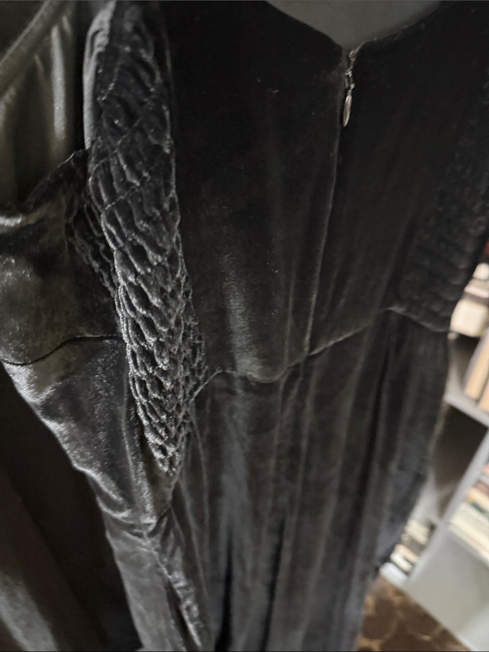 Black Velvet Women's SleevelessJumpsuit - Picture 5 of 5